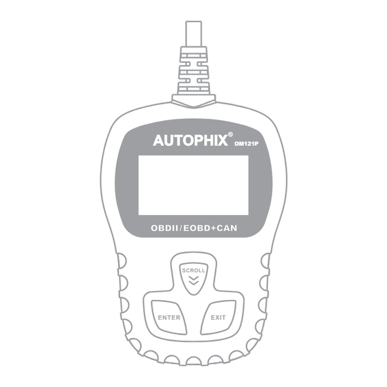 Autophix OM121P Manual