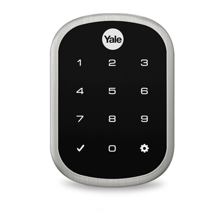 Assa Abloy Yale real Living Assure Lock SL Installation And Programming Instructions
