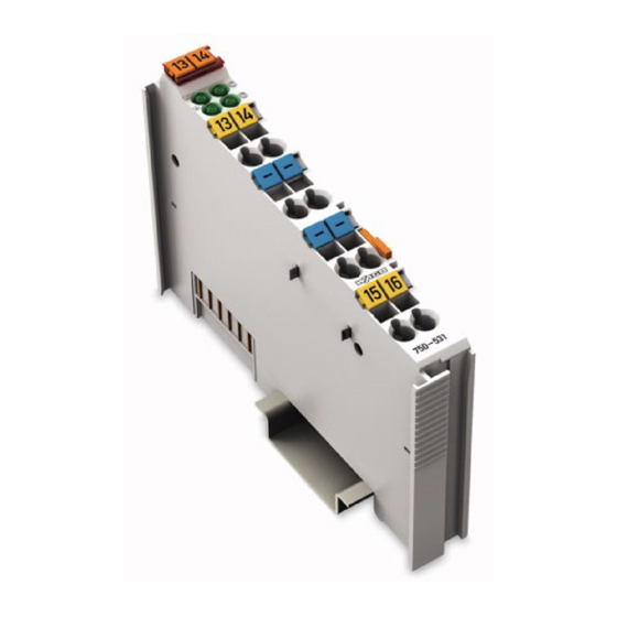 WAGO 750-531 Manual