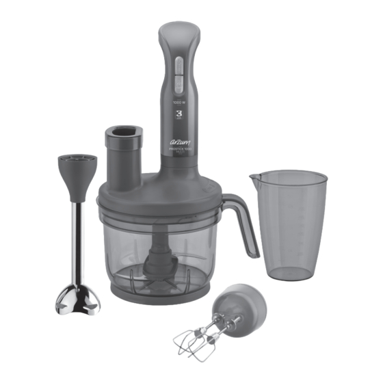 Arzum PROSTICK 1000 MULTI AR 1026 Instruction Manual