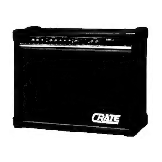 Crate G120CXLH User Manual