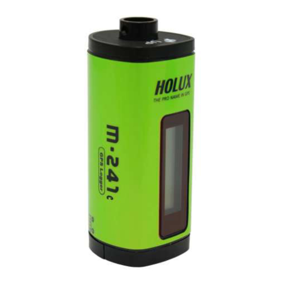 HOLUX GPS LOGGER M-241C Datalogger Manuals