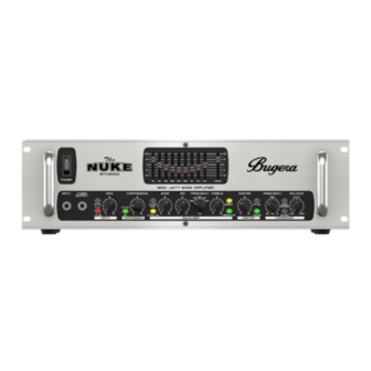Bugera BTX36000 Quick Manual