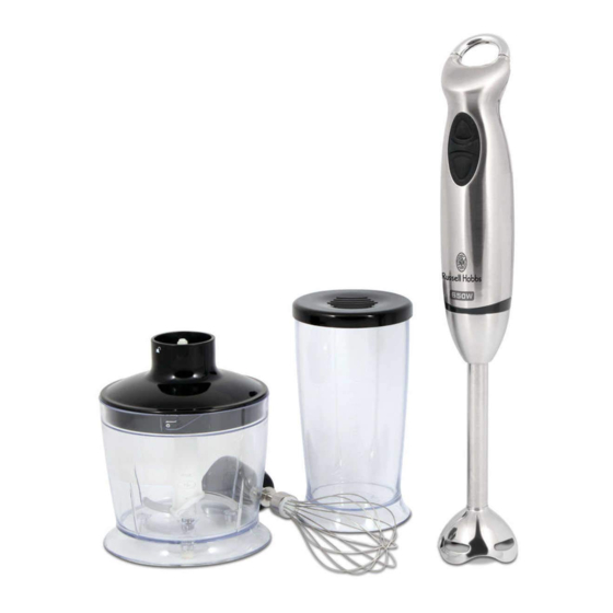 RUSSELL HOBBS RHSM650 INSTRUCTIONS & WARRANTY Pdf Download ManualsLib