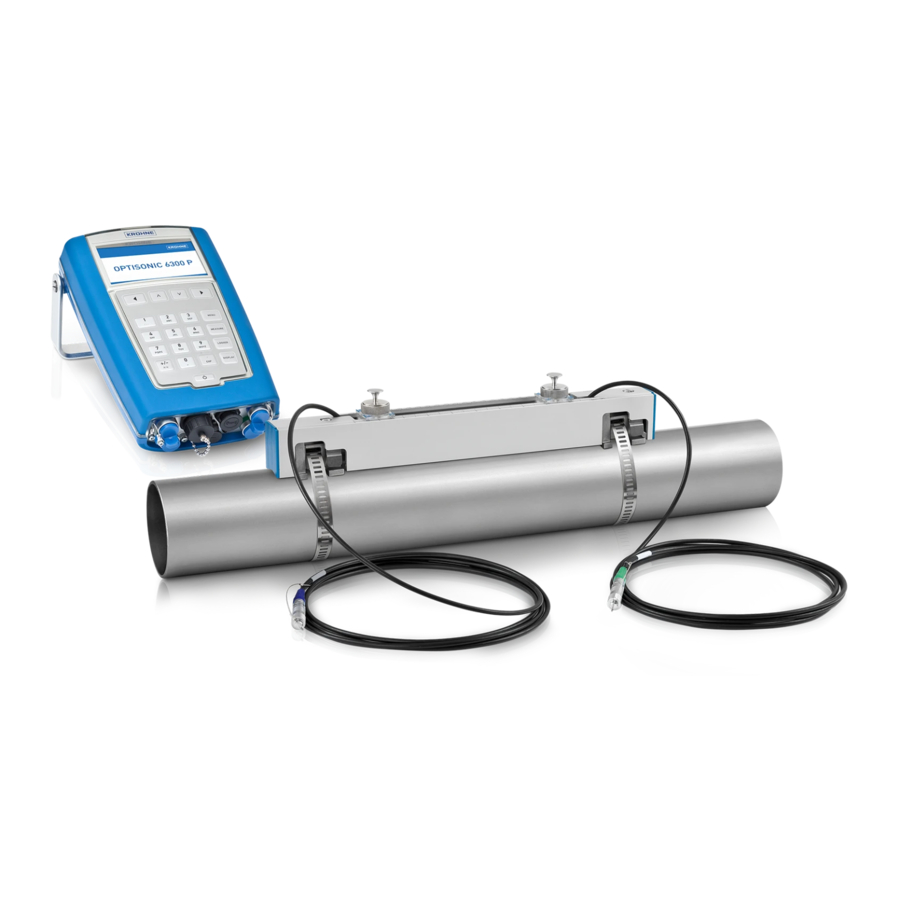 KROHNE Optisonic 6300 P Short Manual