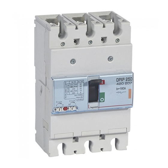 LEGRAND DPX 250 Manual