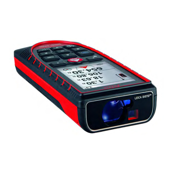 Leica Geosystems DISTO E7500i Manual