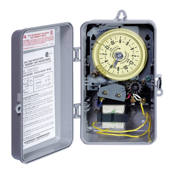 Intermatic T8845PV Supplementary Manual