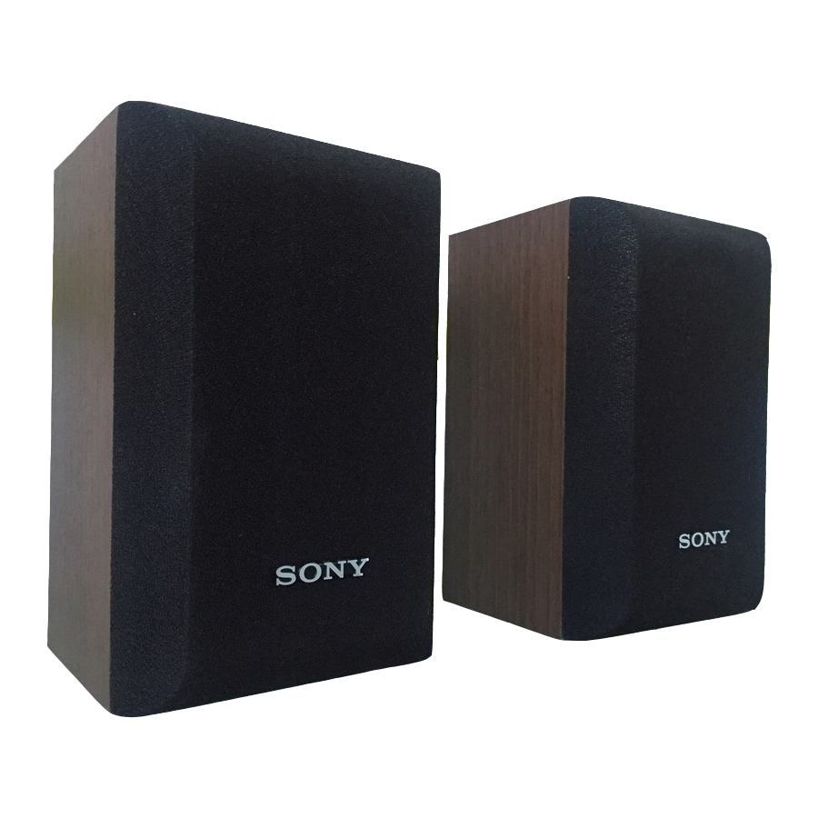 Sony SS-SR3000 - Speaker System Manual