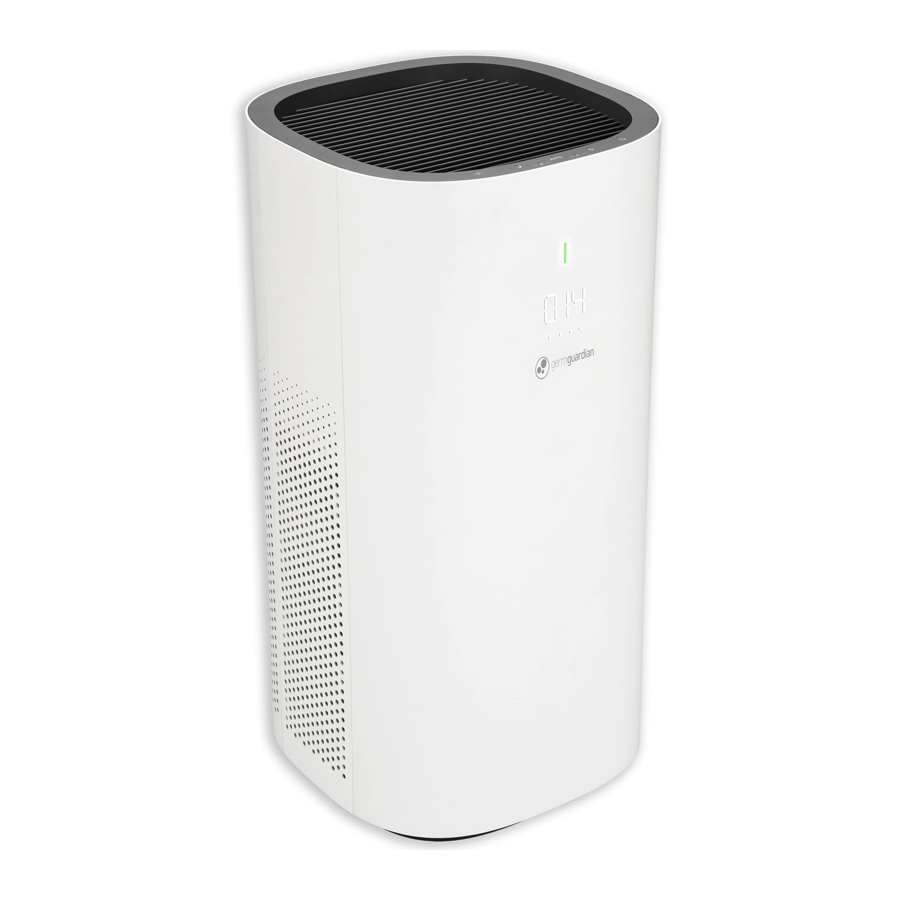 Guardian AC9600W - GermGuardian Large Room Air Purifier with UV-C, 360-Degree HEPA & Air Quality Monitor Manual