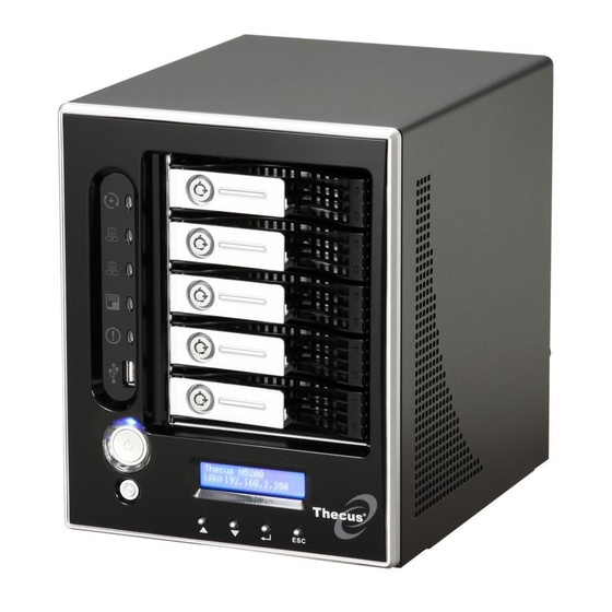 Thecus N5200B, N5200BR User Manual