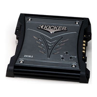 Kicker ZX250.2 User Manual