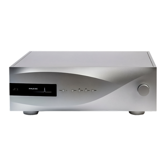 DCS Vivaldi DAC User Manual