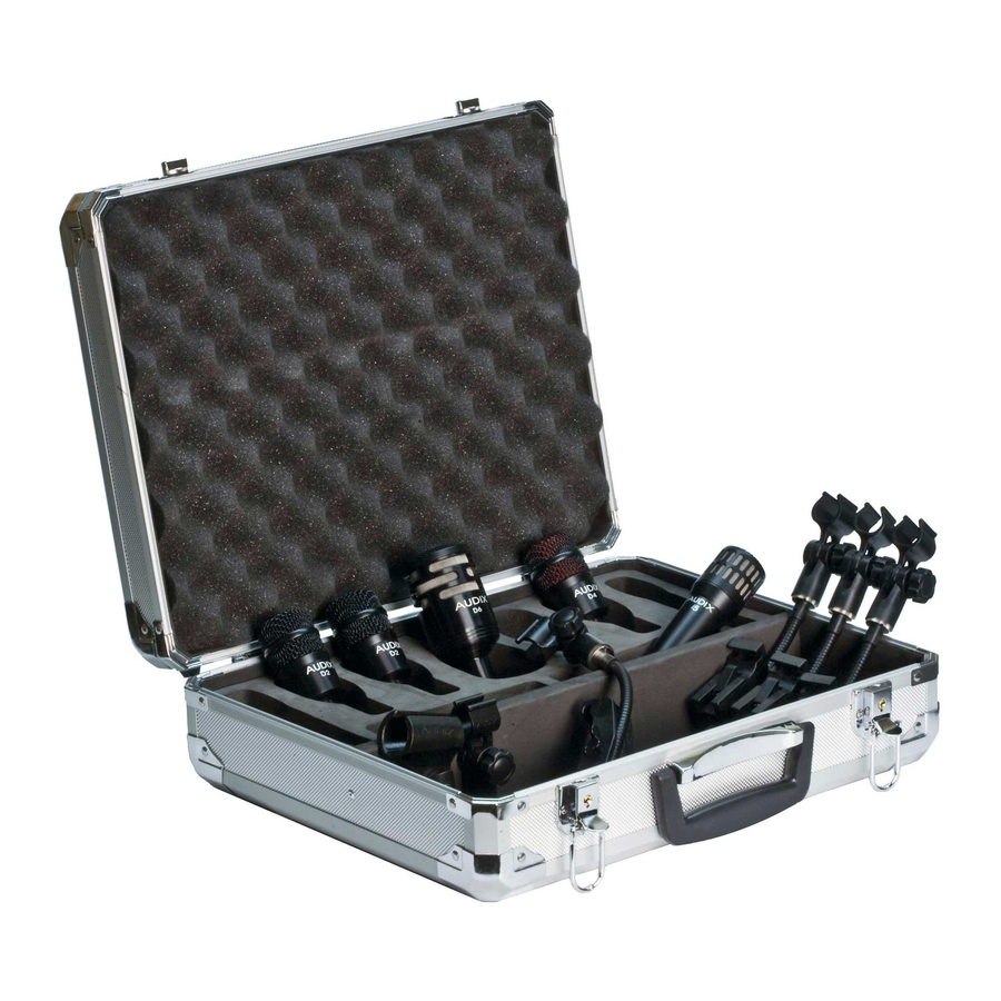 Audix 4-piece Drum Mic Package DP4a Specification