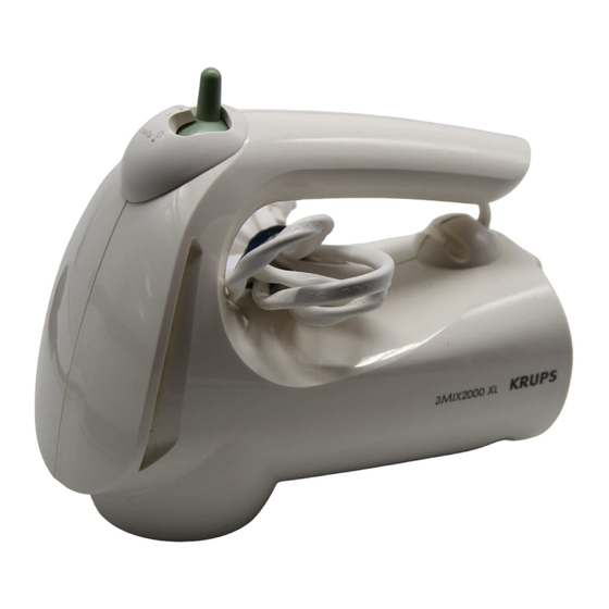 Krups 3 Mix 2000 XL GNA 2 Series Manual