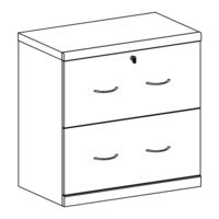 Z-Line Designs 2 Drawer File Cabinet ZL226X-2XLU Manual