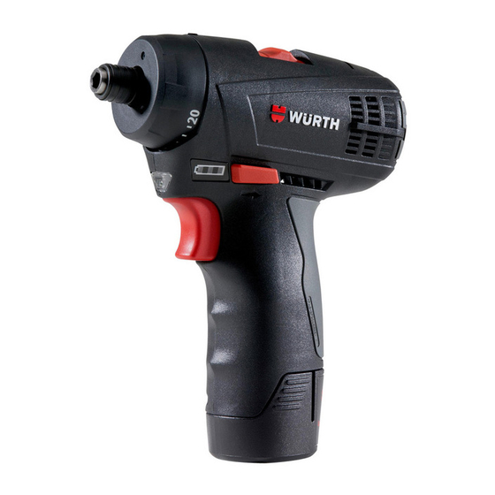 Würth S 12-A Operating Instructions Manual