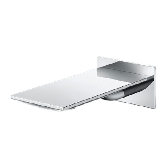 Toto TBP02001 Series Installation Manual