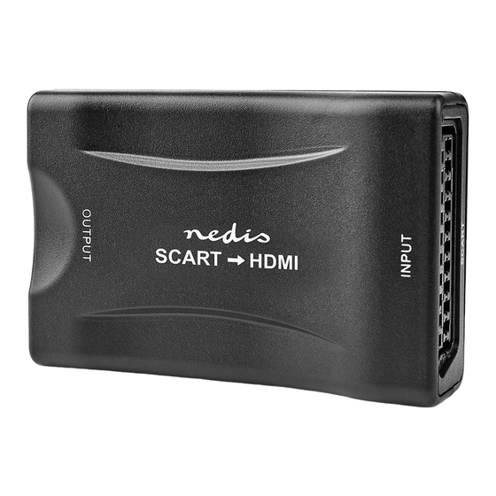 nedis VCON3463BK Quick Start Manual