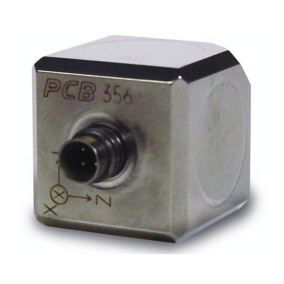 PCB Piezotronics 356M98 Installation And Operating Manual