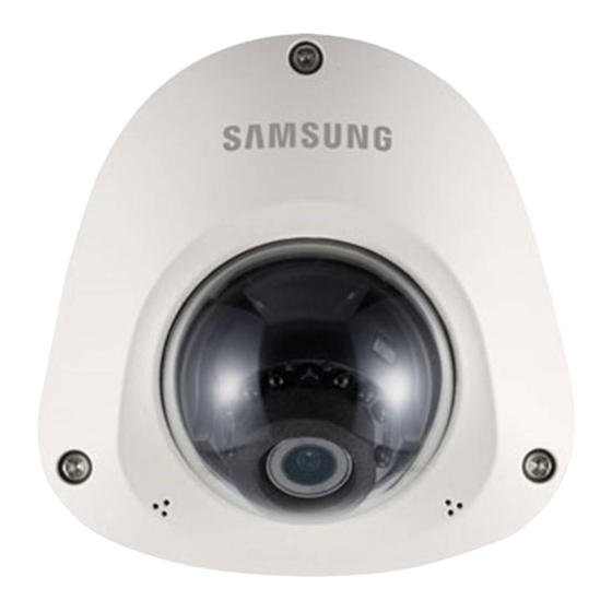 Wisenet SNV-L6014RM Quick Manual