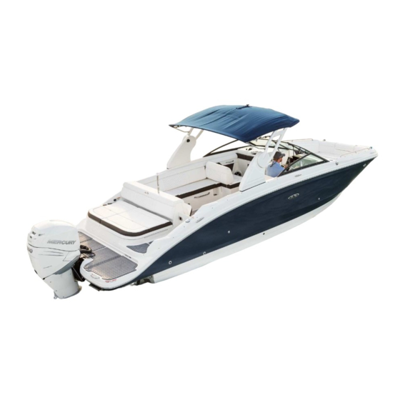 Sea Ray SDX 270 Owner's Manual