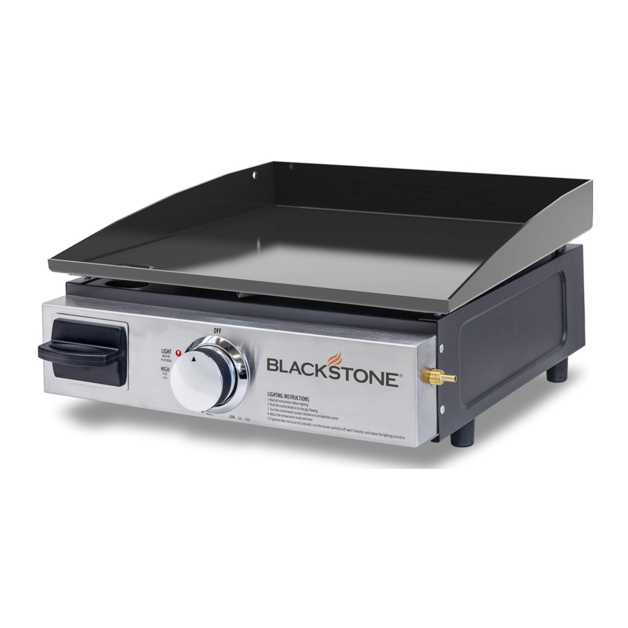 BLACKSTONE 1650 - 17" GRIDDLE Manual