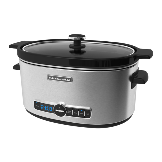 KitchenAid KSC6222SS 6-Quart Slow Cooker Manuals