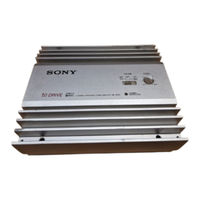 Sony XM-3026 Service Manual