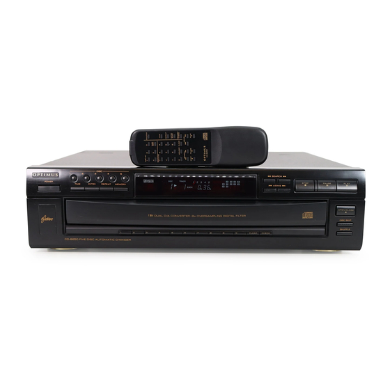 Optimus CD-8250 Owner's Manual