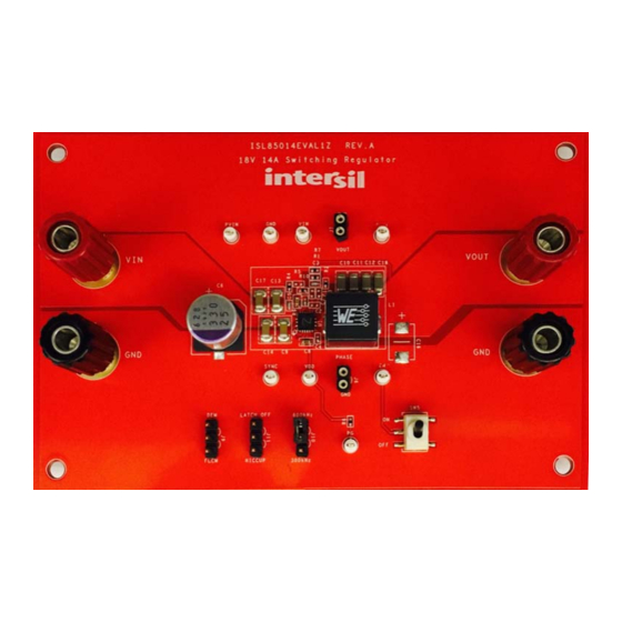 Intersil ISL85014EVAL1Z User Manual