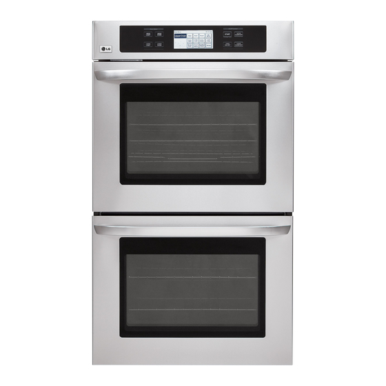 LG LWD3081ST - Double Electric Oven Manuals