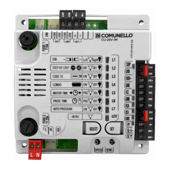 Comunello Automation CU 24V 1M Quick Start Manual
