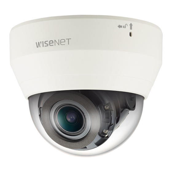 Wisenet QND-6070R Quick Manual