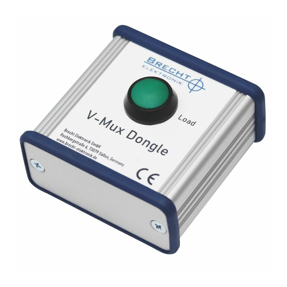 BRECHT ELEKTRONIK V-MUX Manual