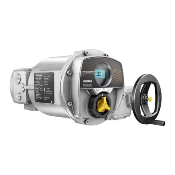 AUMA TIGRON TR-M30X Manual