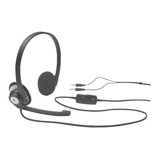 Logitech 981-000009 - ClearChat Stereo - Headset Quick Start Manual