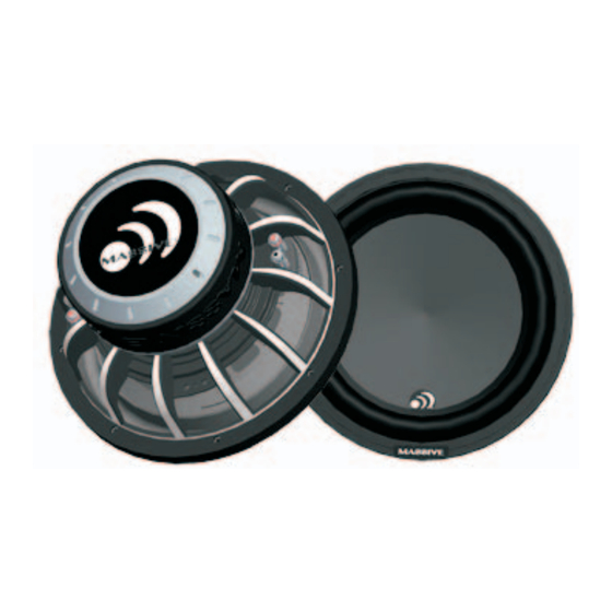 Massive Audio QC122 Manual