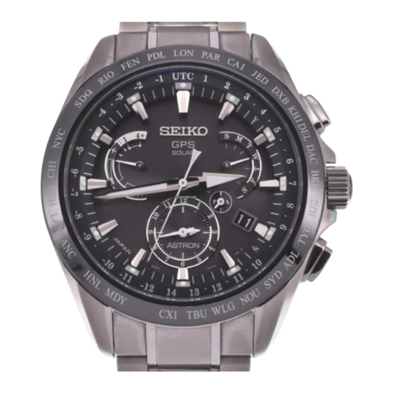 Seiko Astron 8X53 Handy Manual