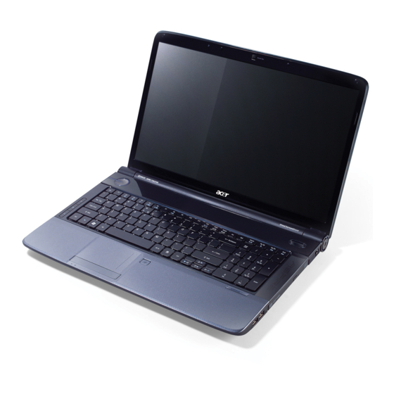 Acer Aspire 7540 Series Quick Manual
