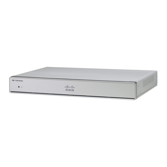 Cisco C1111X Installation And Connection