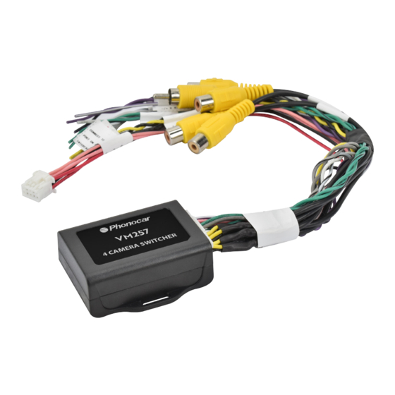 Phonocar VM257 Instruction Manual