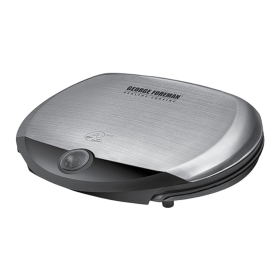 George Foreman GR31SB Manual