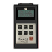 Schiltknecht Messtechnik MiniAir20 Operating	 Instruction