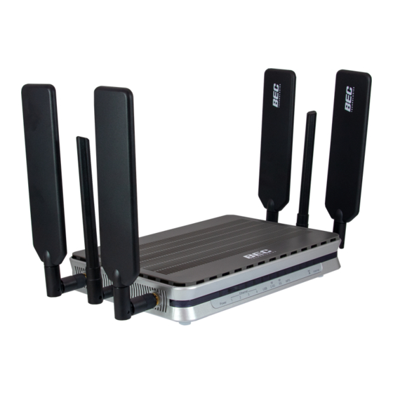 BEC GigaConnect 6600AEL Quick Start Manual