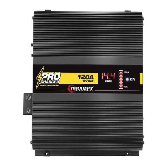 Taramps PRO CHARGER 120A Manuals