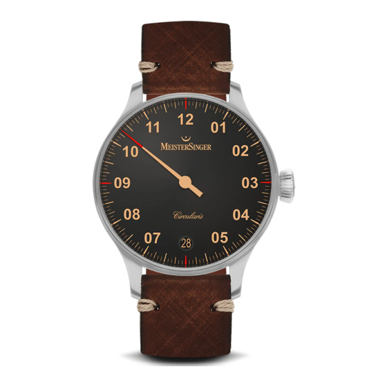 MeisterSinger Circularis Manual