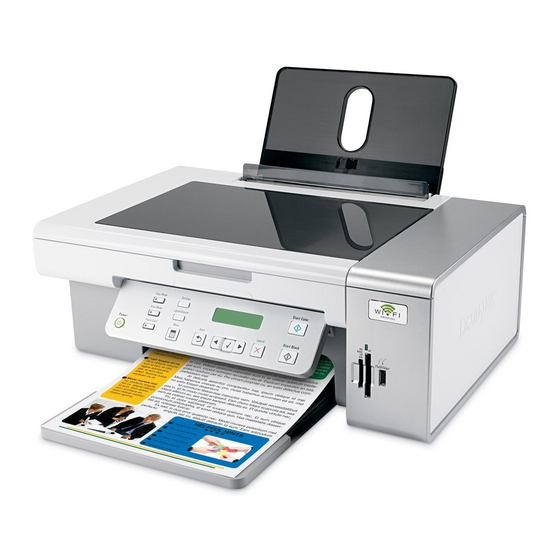 Lexmark X3550 Getting Started