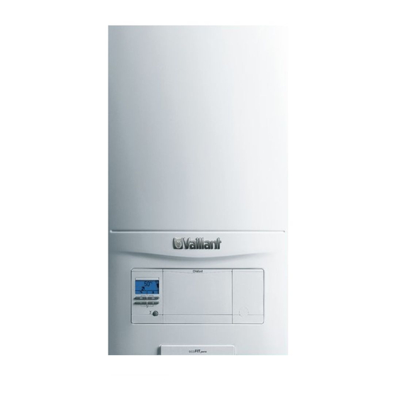 User Manuals: Vaillant ecoFIT pure 825 Combi Boiler