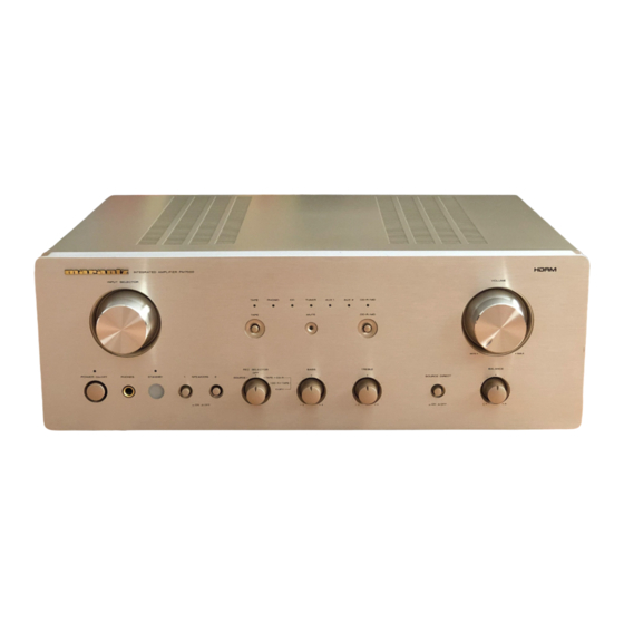 Marantz PM7000 User Manual
